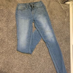 Light blue skinny jeans